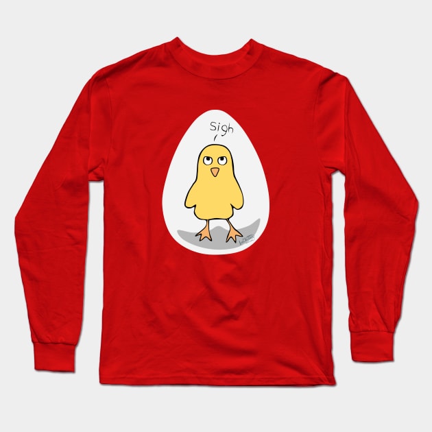 Sigh Duck Long Sleeve T-Shirt by lorikitty